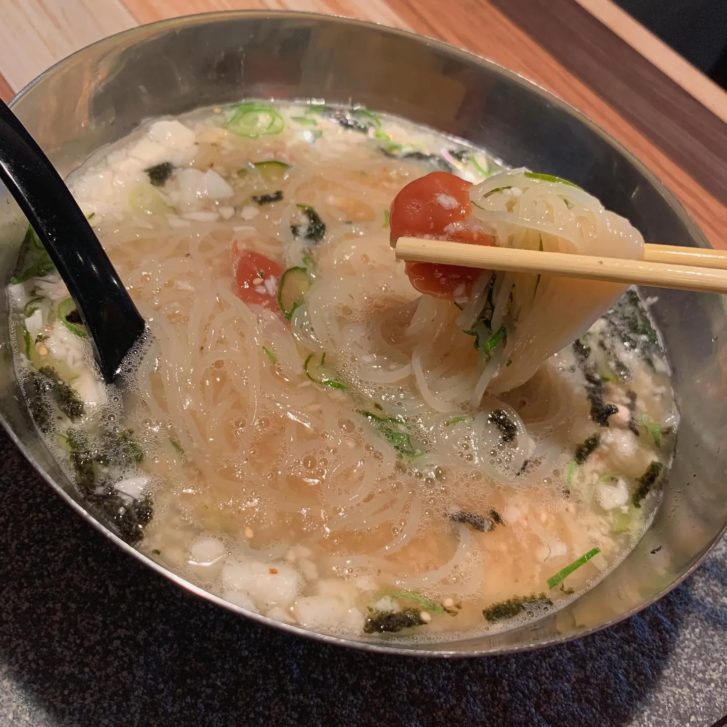 今年も『梅山かけ冷麺』始めました🎐